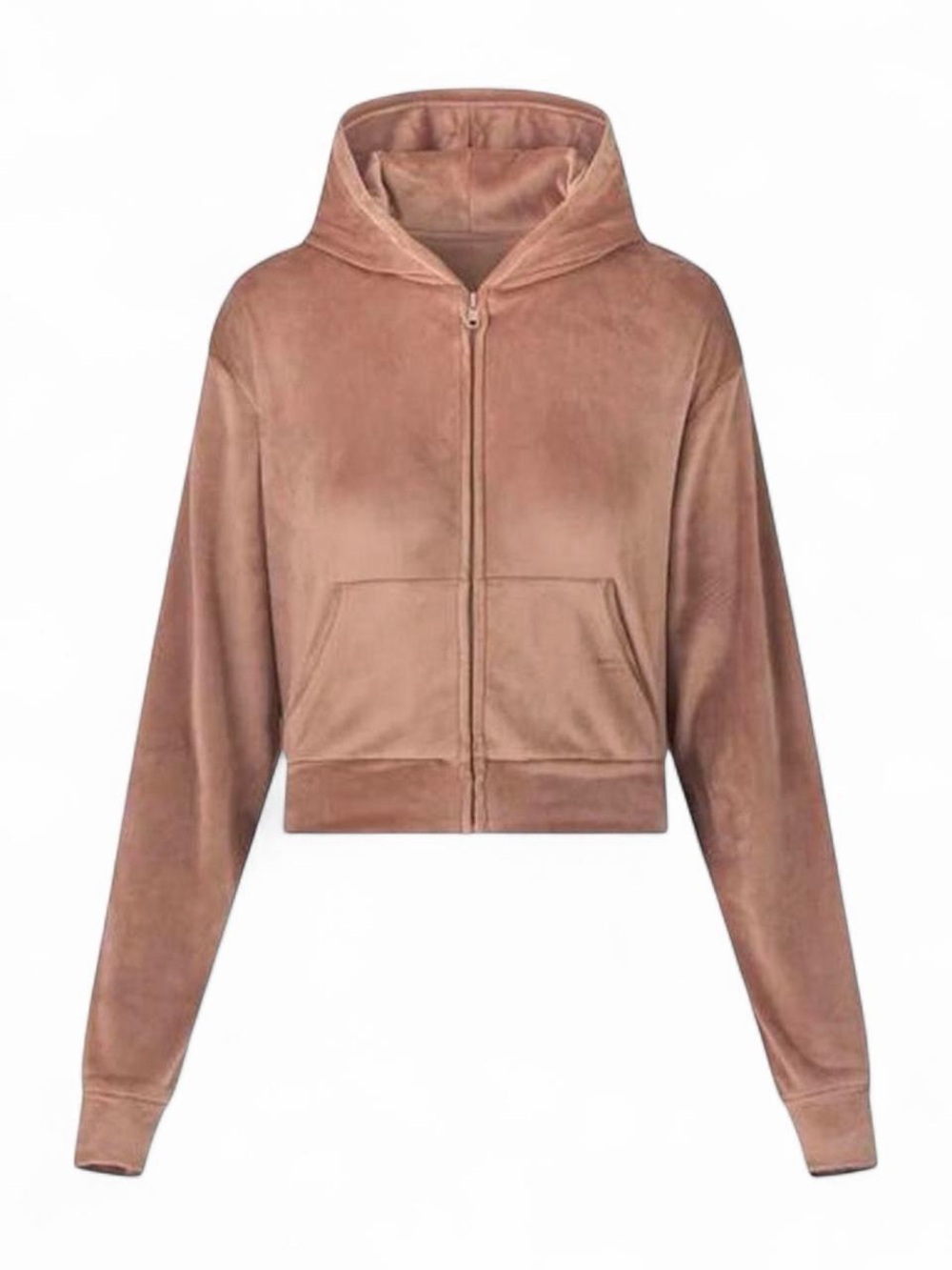 SKIMS Cropped Zip Hoodie size S